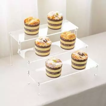 1 шт., прочная полка для дисплея, акриловая прозрачная многоуровневая стойка для хранения 20cm