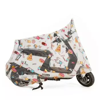 1 шт. прочный водонепроницаемый прозрачный УФ-защитный чехол для мотоцикла PEVA, пылезащитный чехол для велосипеда S