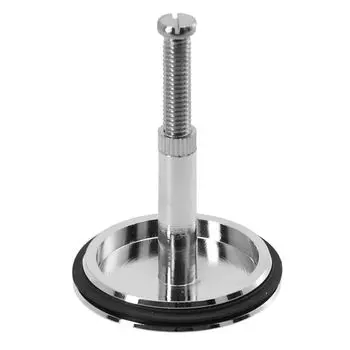 1 шт. прочный заглушка для сливного отверстия для ванны, только заглушка для ванны с плоским уплотнением, латунная заглушка для ванны, регулируемая 43 мм, фильтр для слива ванны белый