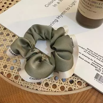 1 шт. Продвинутый на ощупь Кольцо для волос «Толстая кишка» для женщин, Нового дизайна Резинка для волос Головной убор, Простой и элегантный корейский