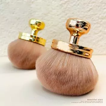 1 шт. профессиональная кисть для ногтей в форме гриба, круглая кисть для удаления пыли с геля, кисть для макияжа, маникюрные аксессуары, оборудование, инструменты белый