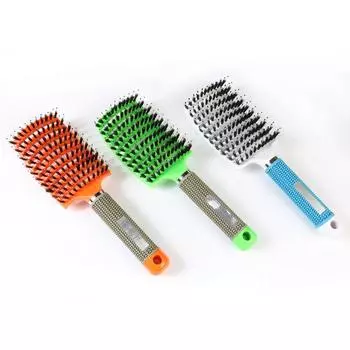 1 шт. Профессиональная парикмахерская щетка щетина нейлоновая щетка для волос антистатическая расческа для всех типов волос