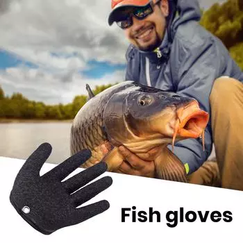 1 шт. профессиональные нескользящие перчатки с шероховатой поверхностью для рыбалки, рыболовные перчатки, охотничьи варежки, принадлежности для рыбалки, 1 шт. Right Hand