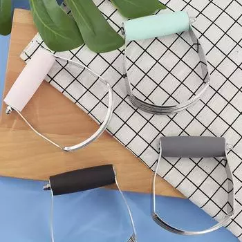 1 шт., профессиональный блендер для теста с прочными лезвиями из нержавеющей стали — инструменты для выпечки и кухонные гаджеты розовый