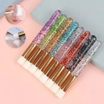 1 шт. Профессиональный очиститель для наращивания ресниц, щеточка для чистки носа и лица серебряный