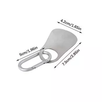 1 шт. Профессиональный рожок для обуви из нержавеющей стали 7,5 см, металлические инструменты для подъема обуви