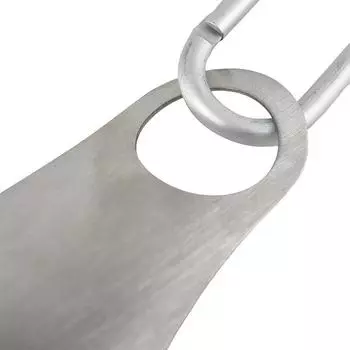 1 шт. Профессиональный рожок для обуви из нержавеющей стали 7,5 см, металлические инструменты для подъема обуви