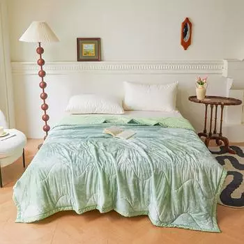1 шт., прохладное одеяло, приятное для кожи, простое стильное одеяло, домашнее стеганое одеяло, одноместное/размер королевы, покрывало edredones Single 150x200cm 1pc