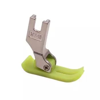 1 шт. промышленная швейная машина плоская пластиковая прижимная лапка кожа поролоновая резина модель Mt-18 для плоских промышленных швейных машин