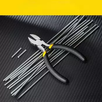 1 шт. Промышленные плоскогубцы с насадкой из хром-ванадиевой стали, экономящие труд, Высокая твердость, Утолщенные двусторонние режущие плоскогубцы для стальной проволоки