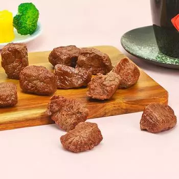 1 шт. Простая модель кусков говядины, забавная имитация еды, украшение, креативная имитация говядины, сумка, подвеска, аксессуары для самостоятельного изготовления