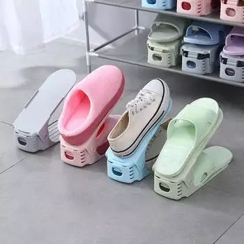 1 шт. Простая регулируемая полка для обуви для домашнего использования ADM