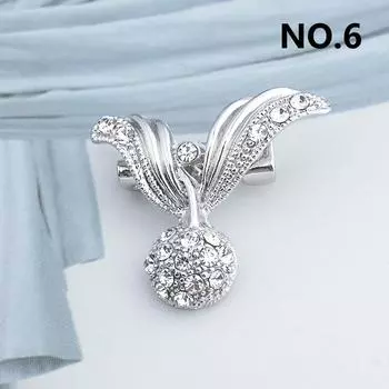 1 шт. простая свадебная брошь винтажная элегантная брошь модная брошь со стразами ювелирные изделия своими руками аксессуары подарок 6