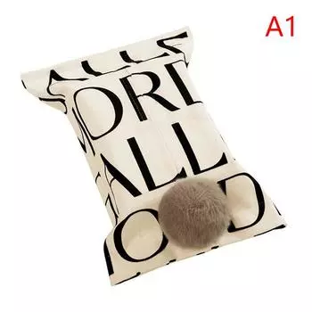 1 шт., простая тканевая крышка, высококачественная сумка для хранения, кремовая коробка для салфеток, легкая роскошная коробка для салфеток, украшение для столовой, бумага для затягивания шнурка