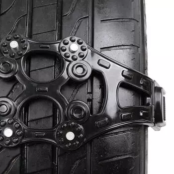 1 шт. простая установка простая зимняя цепь противоскольжения для грузовика и автомобиля шина ремень противоскольжения чёрный