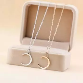 1 шт. простое ожерелье с ключицей и луной золотой