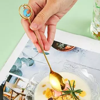 1 шт. простой праздничный ужин исламский мусульманский Рамадан украшения товары для вечеринок ложка вилка луна звезда