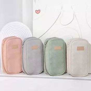 1 шт., простой студенческий пенал, модный однотонный канцелярский чехол для ручек, большая вместительная сумка для альбомов, милые школьные принадлежности бежевый