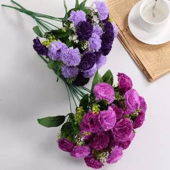 1 шт., простой в уходе поддельный цветок, пластиковый реквизит для фотосъемки с защитой от падения, искусственное растение розы красного