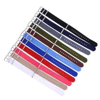 1 шт., простой в установке, изысканное качество изготовления, прочный нейлоновый ремешок для часов, фитинги для ремонта часов 1 чёрный