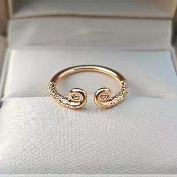 1 шт. простые геометрические регулируемые кольца Wukong для женщин, золотого цвета, ювелирные изделия, аксессуары для вечеринок для пар золотой