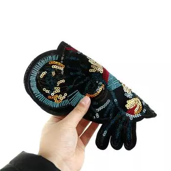 1 шт. Простые в использовании нашивки в форме головы леопарда с изысканным мастерством изготовления и блестками