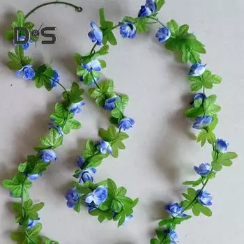 1 шт., простые в обслуживании розы, искусственные лозы, пластиковые, деликатно вырезанные лозы, свадебный декор