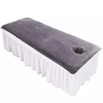 1 шт., простыни для салона красоты, покрывало, однотонное утолщенное бархатное полотенце, чехол для спа-массажной кровати 80*190