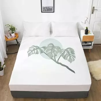 1 шт. простыни наматрасник с резинкой 3D простыня белье 90x200 200x200 простыня на заказ любой размер дизайн 72x84 Deep 16in
