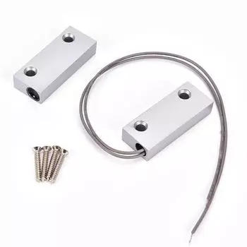 1 шт. Проводной железный дверной магнитный выключатель, нормально закрытый, дверь и окно, магнитная индукционная сигнализация