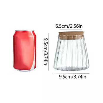 1 шт. Прозрачная круглая ваза для цветов, гидропонный контейнер, микроландшафтная экологическая стеклянная бутылка с деревянной пробкой, домашний декор