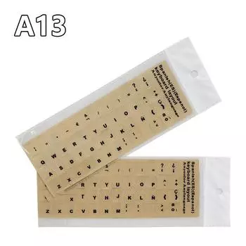 1 шт. прозрачная матовая высококачественная пленка для клавиатуры с русским/ивритским/корейским/английским языком