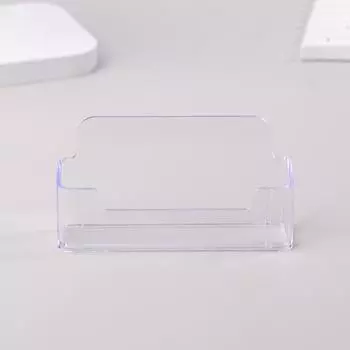 1 шт. прозрачная настольная полка для хранения коробок подставка для дисплея акриловый пластик прозрачный настольный держатель для визитных карточек место держатель для карт