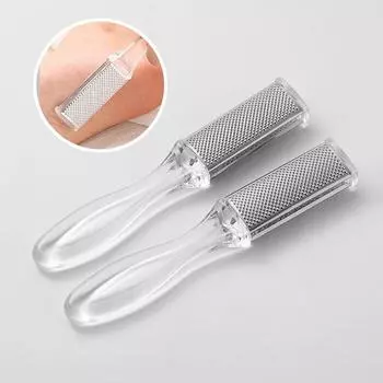 1 шт., прозрачная пилка для ног, жесткая омертвевшая кожа, средство для удаления мозолей, профессиональные инструменты для педикюра, шлифовальные инструменты для ухода за кожей ног