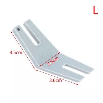 1 шт., прозрачная пластина, пуговица, язычковая прижимная лапка, перемычка для швейных машин, аксессуары, ножки для швейных машин, швейный инструмент SIZE L