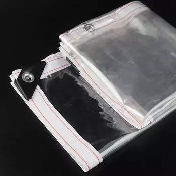 1 шт. прозрачная полиэтиленовая пленка для балкона, уличный брезент, чехол для дома, пластиковый домик для домашних животных, непромокаемая ткань, суккулентное растение 1*1M