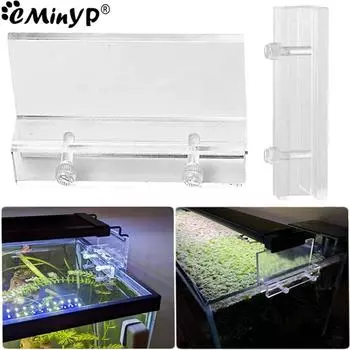 1 шт. прозрачный акриловый светодиодный светильник для аквариума, держатель для лампы, подвесные светильники для аквариума, подставки, коробка, инструменты для освещения аквариума