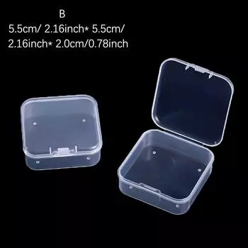 1 шт. прозрачный натуральный французский накладной акриловый нейл-арт дисплей для хранения ногтей коробка для самостоятельного изготовления