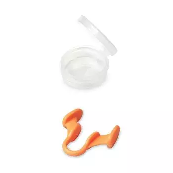 1 шт. прозрачный/оранжевый силиконовый зажим для носа, антихраповый расширитель для носа, помощь при храпе, легкое дыхание, улучшение сна, ринит прозрачный