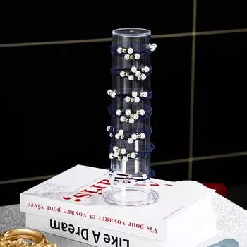 1 шт. прозрачный ПВХ обруч для волос подставка для хранения кронштейн для полок для галстуков держатель для ювелирных изделий