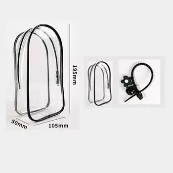 1 шт. прозрачный ПВХ защитный чехол брелок сумка для хранения органайзер коробка игрушка кукла подарочная сумка пыленепроницаемая подвесная сумка