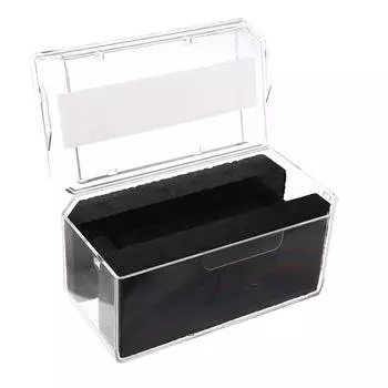 1 шт. прозрачный ящик для хранения часов внутренний держатель пластиковый одинарный сетчатый чехол для наручных часов органайзер для мужчин подарки