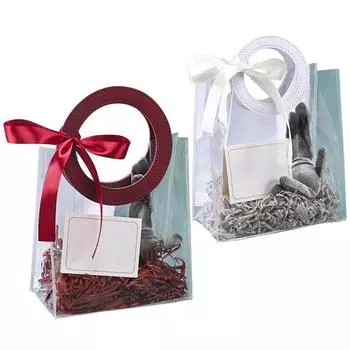 1 шт. прозрачный свадебный день рождения вечеринка аксессуары фестиваль украшения подарочный пакет ПВХ упаковочный пакет