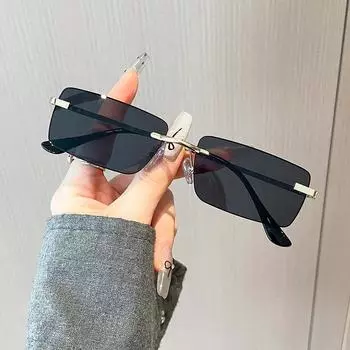 1 шт. Прямоугольная оправа без оправы винтажные классические очки для Дня святого Валентина аксессуары для отпуска no size чистый