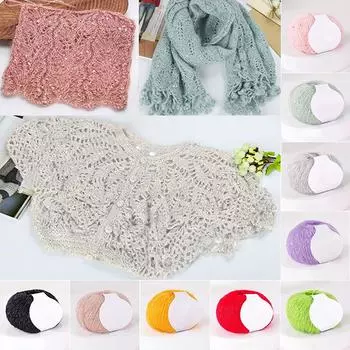 1 шт., пряжа для вязания шарфа из мохера, пряжа ручной работы, сделай сам, тонкий мохер, различные цвета овец