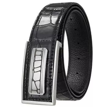 1 шт. пряжка для ремня из вольфрамовой стали, модный ремень первого слоя, мужская гладкая пряжка из нержавеющей стали Ly35-61837-8