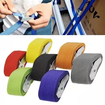 1 шт. пряжки, металлическая пряжка, ремни, натяжная веревка, ремень с храповым механизмом, металлическая пряжка, прочная 2.5 cm*1m чёрный