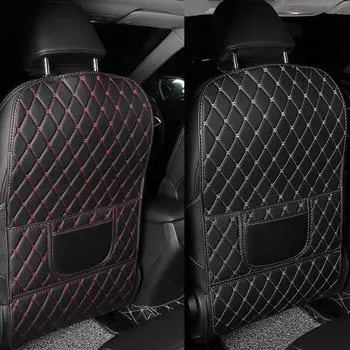 1 шт. PU кожаные автомобильные противоударные коврики для спинки сиденья автомобиля защитные чехлы для детей на заднее сиденье автомобиля противогрязевые коврики автомобильные аксессуары
