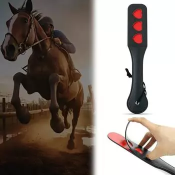 1 шт. PU кожаный хлыст для верховой езды портативный для игр на открытом воздухе прочная мягкая ручка весло для верховой езды скачки тренировочный инструмент