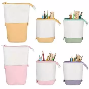 1 шт. PU вельветовый держатель для карандашей телескопический чехол для канцелярских принадлежностей цветной органайзер гибкая сумка для ручек косметичка